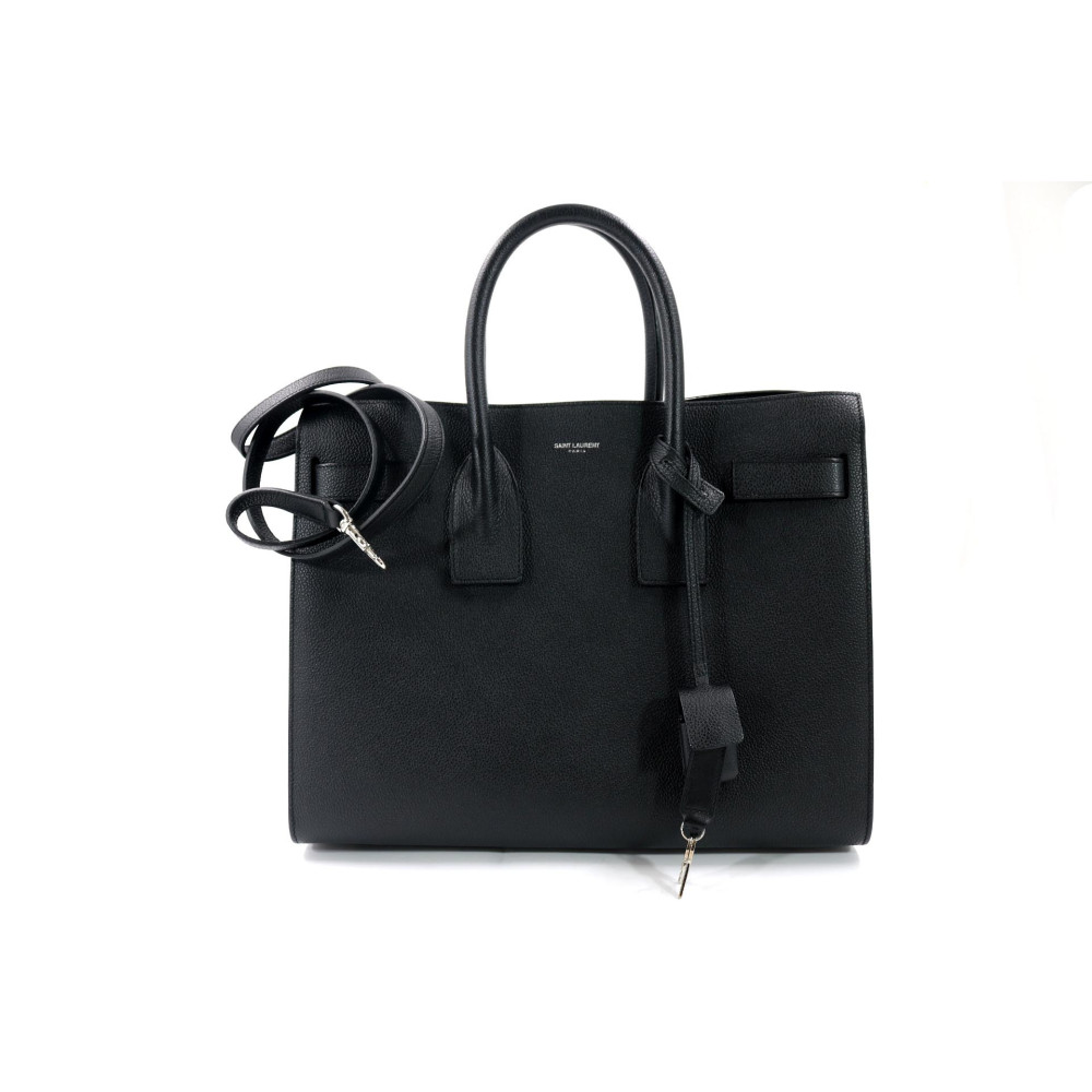 Saint Laurent Sac de Jour Pelle Nera