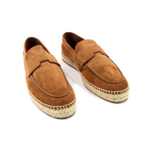 Hermes Espadrillas Trip Camoscio Marrone