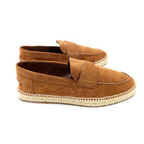 Hermes Espadrillas Trip Camoscio Marrone