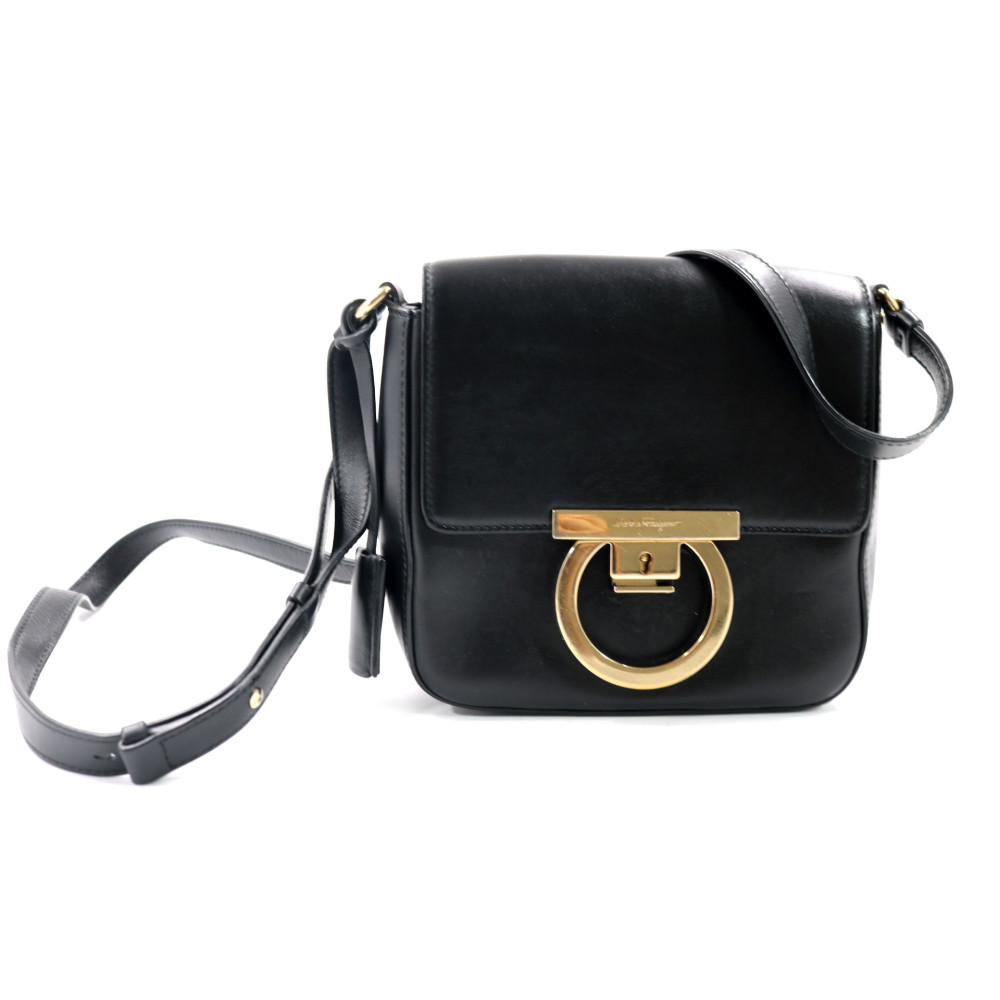 Ferragamo Tracolla Pelle Nera