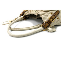 Prada Shopping Pelle Bianco Talco