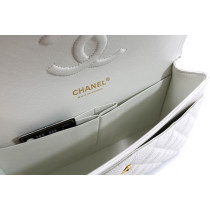 Chanel Timeless 11.12 Pelle Bianca