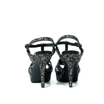 Saint Laurent Sandali Tribute Pelle Nera