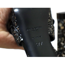 Saint Laurent Sandali Tribute Pelle Nera