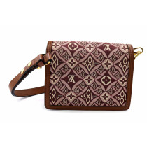 Louis Vuitton Dauphine Tela e Pelle Marrone