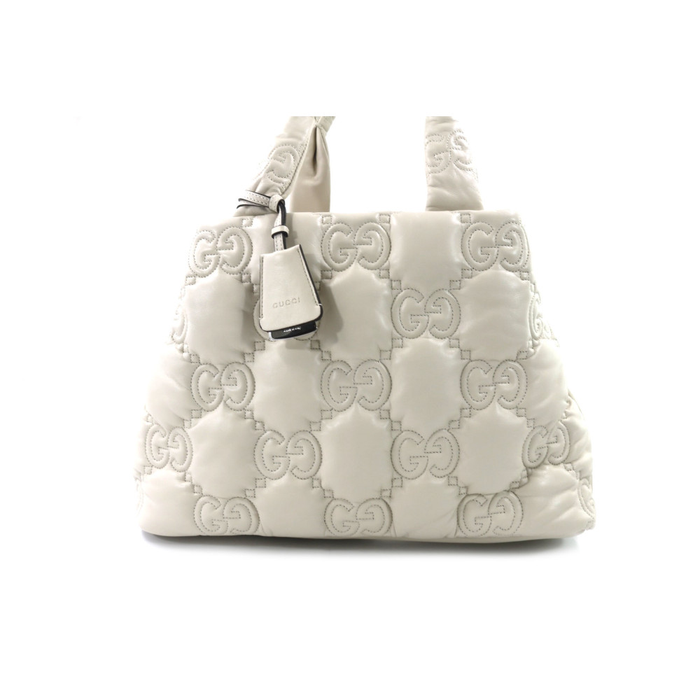 Gucci Shopping Pelle Bianca
