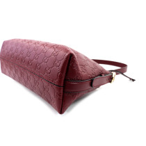 Gucci Emblem Pelle Bordeaux