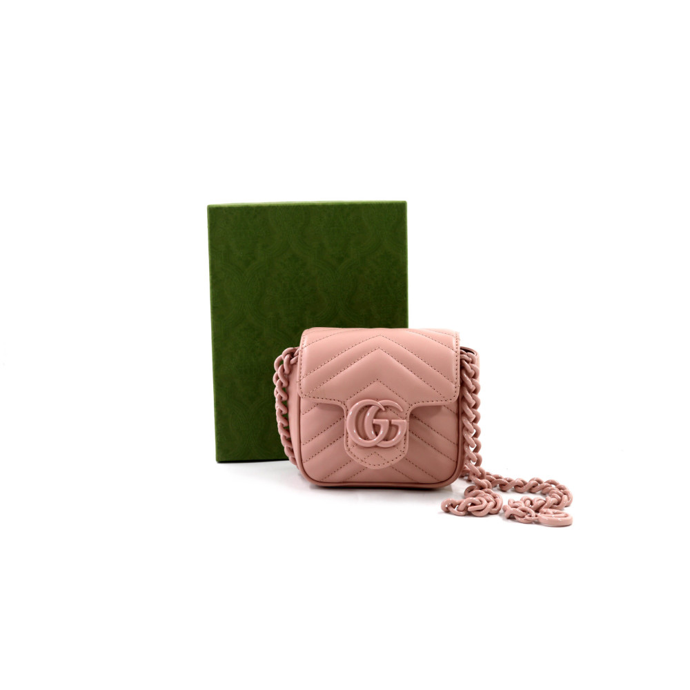 Gucci Marmont Mini Pelle Rosa