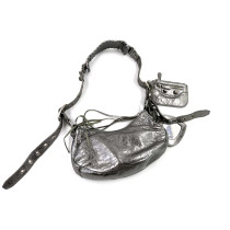 Balenciaga Le Cagole Pelle Argento
