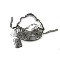 Balenciaga Le Cagole Pelle Argento