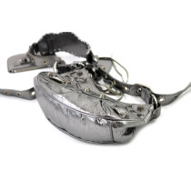 Balenciaga Le Cagole Pelle Argento