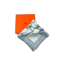 Hermes Foulard Seta Azzurra