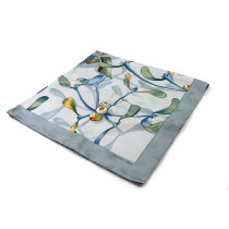 Hermes Foulard Seta Azzurra