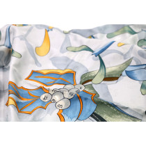 Hermes Foulard Seta Azzurra