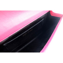 Saint Laurent Pochette Pelle Fucsia