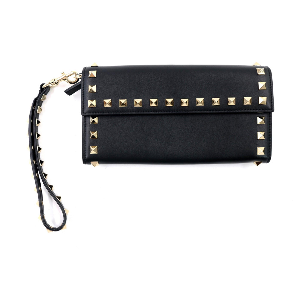 Valentino Pochette Pelle Nera