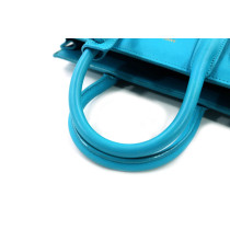Saint Laurent Sac de Jour Pelle Azzurra