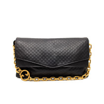 Gucci Borsa a Spalla pelle Guccissima e Catena