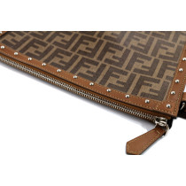 Fendi Pouch Zucca Marrone