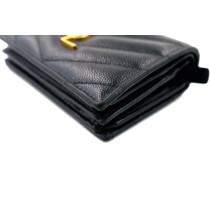 Saint Laurent Portafoglio Pelle Nera