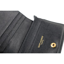 Saint Laurent Portafoglio Pelle Nera