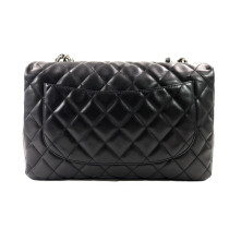 Chanel Jumbo Single Flap Pelle Nera