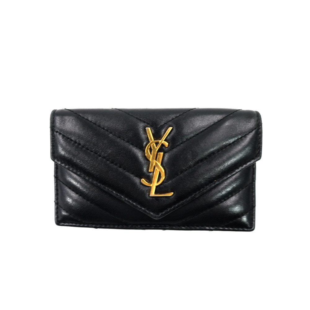 Saint Laurent Portafoglio Pelle Nera