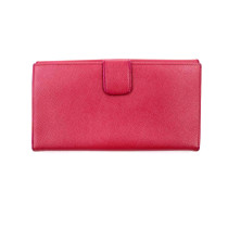 Prada Portafoglio Grande Flap Pelle Fucsia