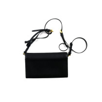 Prada Portafoglio Pelle e Nylon Nero