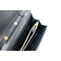 Prada Portafoglio Pelle e Nylon Nero
