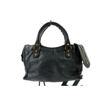 Balenciaga City Mini Pelle Grigia