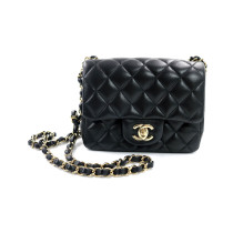 Chanel Classic Flap Mini Square Pelle Nera