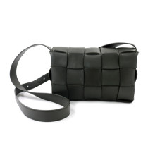 Bottega Veneta Cassette Pelle Verde Oliva