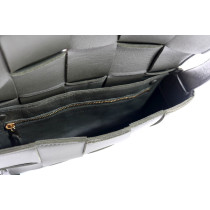 Bottega Veneta Cassette Pelle Verde Oliva