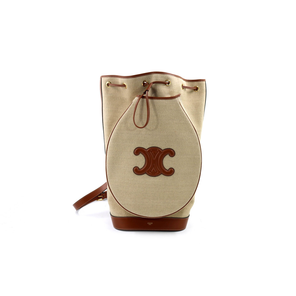 Celine Tennis Bag Tela Beige
