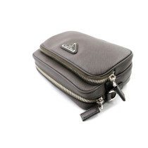Prada Tracolla Pelle Grigia