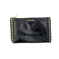 Miu Miu Pochette Pelle Nera