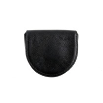 Prada Portamonete Pelle Saffiano Nero