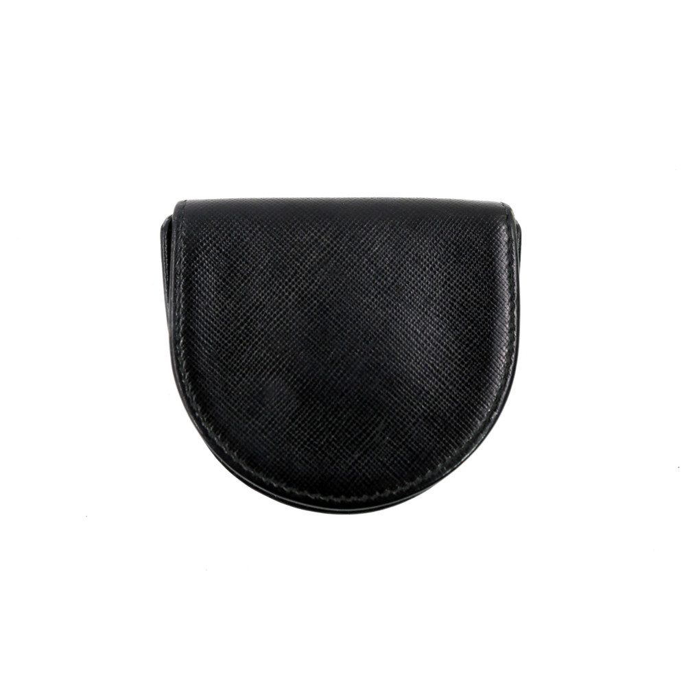Prada Portamonete Pelle Saffiano Nero