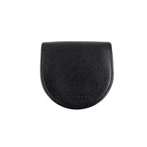 Prada Portamonete Pelle Saffiano Nero