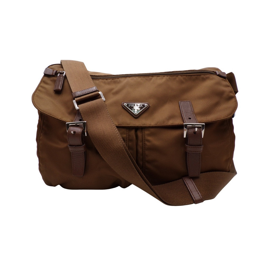 Prada Messenger Tessuto City Cacao