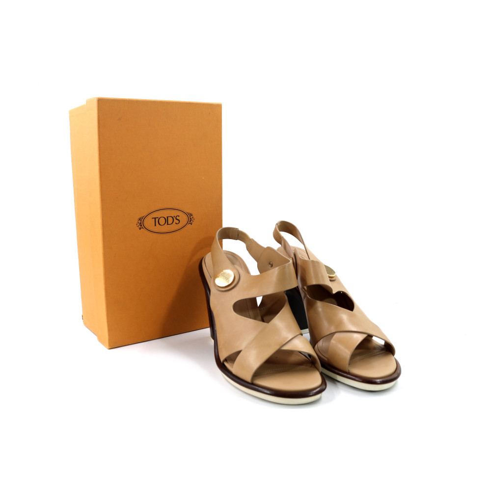 Tod's Sandali Pelle Beige
