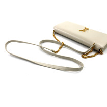 Saint Laurent Portacellulare Cassandre Pelle Burro