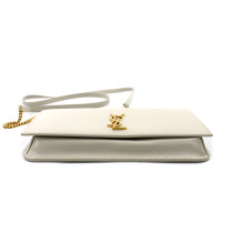 Saint Laurent Portacellulare Cassandre Pelle Burro