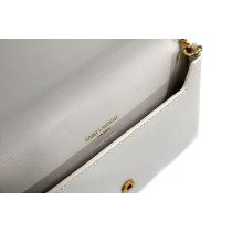 Saint Laurent Portacellulare Cassandre Pelle Burro