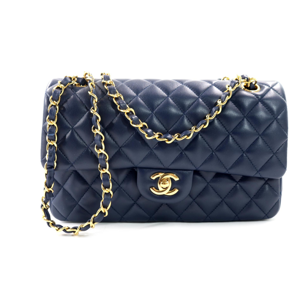 Chanel Timeless Pelle D'Agnello Blu Notte