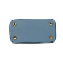 Prada Galleria Mini Pelle Saffiano Celeste