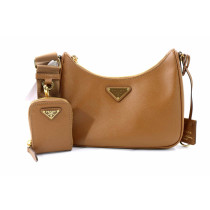 Prada Re Edition 2005 Pelle Saffiano Cammeo