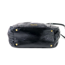 Miu Miu Bowling Bag Vernis Nera