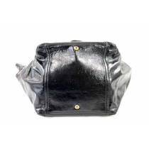 Saint Laurent Downtown Vintage Pelle Lucida Nera